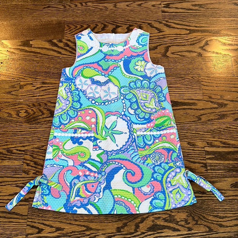 Lilly Pulitzer girls classic shift dress size 7